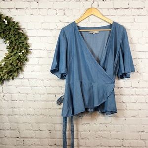 Loft wrap chambray